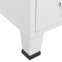 Armario industrial acero blanco 67x35x107 cm de vidaXL, Armarios roperos - Ref: Foro24-339611, Precio: 173,20 €, Descuento: %