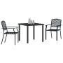 Juego de Comedor de Jardín de 5 Piezas de Acero Antracita | Foro24.es | Tu tienda online para hogar, jardín y más Foro24.es