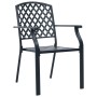 Juego de Comedor de Jardín de 3 Piezas de Acero Antracita de , Sillas de jardín - Ref: Foro24-3379307, Precio: 540,37 €, Desc...