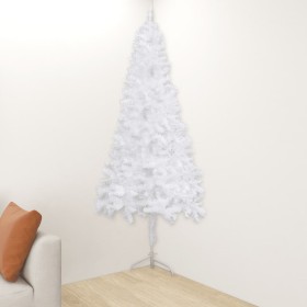 Árbol de Navidad artificial de esquina blanco 240 cm PVC en Decoración Festiva y Estacional | Comprar online en Foru.es