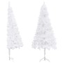 Árbol de Navidad artificial de esquina blanco 240 cm PVC en Decoración Festiva y Estacional | Comprar online en Foru.es