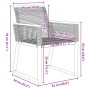 Set de Comedor de Jardín de 7 Piezas Negro Poliratán | Foro24.es | Tu tienda online para hogar, jardín y más Foro24.es