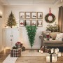 Árbol de Navidad artificial invertido con soporte verde 120 cm en Decoración Festiva y Estacional | Comprar online en Foru.es