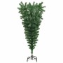 Árbol de Navidad artificial invertido con soporte verde 120 cm en Decoración Festiva y Estacional | Comprar online en Foru.es