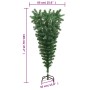 Árbol de Navidad artificial invertido con soporte verde 120 cm en Decoración Festiva y Estacional | Comprar online en Foru.es
