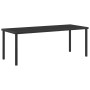 Juego de Comedor de 9 Piezas con Cojines Negro Textileno y Acero de , Sillas de jardín - Ref: Foro24-3379335, Precio: 502,00 ...