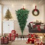 Árbol de Navidad artificial invertido con soporte verde 180 cm en Decoración Festiva y Estacional | Comprar online en Foru.es