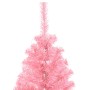 Árbol de Navidad artificial con soporte PVC rosa 120 cm en Decoración Festiva y Estacional | Comprar online en Foru.es