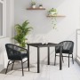 Conjunto de Comedor de Jardín de 5 Piezas en Gris Ratán PE de , Sillas de jardín - Ref: Foro24-3379360, Precio: 407,17 €, Des...