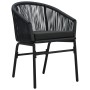 Conjunto de Comedor de Jardín de 5 Piezas en Gris Ratán PE de , Sillas de jardín - Ref: Foro24-3379360, Precio: 407,17 €, Des...