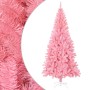 Árbol de Navidad artificial con soporte PVC rosa 240 cm en Decoración Festiva y Estacional | Comprar online en Foru.es