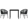 Conjunto de Jardín de 7 Piezas en Ratán Poliéster Gris de , Sillas de jardín - Ref: Foro24-3379363, Precio: 650,40 €, Descuen...