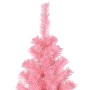 Árbol de Navidad artificial con soporte PVC rosa 240 cm en Decoración Festiva y Estacional | Comprar online en Foru.es