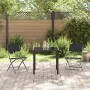 Conjunto de Comedor de Jardín de 5 Piezas - Textilene Negro y Acero de , Sillas de jardín - Ref: Foro24-3379374, Precio: 206,...