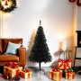 Árbol de Navidad artificial con soporte PVC negro 120 cm en Decoración Festiva y Estacional | Comprar online en Foru.es