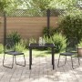Juego de Comedor de Jardín de 3 Piezas Poliratán Negro de , Sillas de jardín - Ref: Foro24-3379387, Precio: 199,83 €, Descuen...