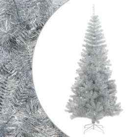 Árbol de Navidad artificial con soporte plateado PET 240 cm en Decoración Festiva y Estacional | Comprar online en Foru.es