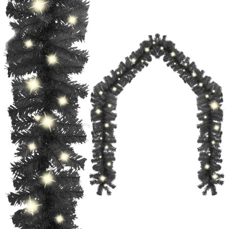 Guirnalda de Navidad con luces LED negro 5 m en Decoración Festiva y Estacional | Comprar online en Foru.es
