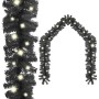 Guirnalda de Navidad con luces LED negro 10 m en Decoración Festiva y Estacional | Comprar online en Foru.es