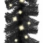 Guirnalda de Navidad con luces LED negro 10 m en Decoración Festiva y Estacional | Comprar online en Foru.es