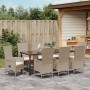 Conjunto de Comedor de Jardín de 9 Piezas con Cojines Beige Poliratán de , Sillas de jardín - Ref: Foro24-3379470, Precio: 1,...