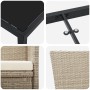 Juego de Comedor de Jardín de 7 Piezas con Cojines Beige Ratán Sintético de , Sillas de jardín - Ref: Foro24-3379475, Precio:...