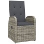 Conjunto de Comedor Jardín de 5 Piezas con Cojines de Ratán Gris de , Sillas de jardín - Ref: Foro24-3379487, Precio: 720,60 ...