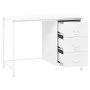 Escritorio industrial con cajones acero blanco 105x52x75 cm de vidaXL, Escritorios - Ref: Foro24-339635, Precio: 125,30 €, De...