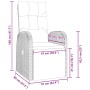 Juego de comedor de jardín de 5 piezas con cojines poliratán negro de , Sillas de jardín - Ref: Foro24-3379522, Precio: 708,6...