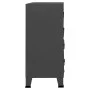 Cajonera industrial de metal gris antracita 78x40x93 cm de vidaXL, Cajoneras - Ref: Foro24-339617, Precio: 202,06 €, Descuent...