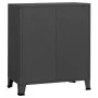 Cajonera industrial de metal gris antracita 78x40x93 cm de vidaXL, Cajoneras - Ref: Foro24-339617, Precio: 202,06 €, Descuent...
