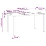 Juego de Comedor de Jardín de 5 Piezas con Cojines Negro Poliratán de , Sillas de jardín - Ref: Foro24-3379564, Precio: 539,4...