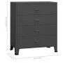 Cajonera industrial de metal gris antracita 78x40x93 cm de vidaXL, Cajoneras - Ref: Foro24-339617, Precio: 202,06 €, Descuent...