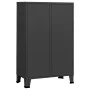 Armario industrial acero gris antracita 67x35x107 cm de vidaXL, Armarios roperos - Ref: Foro24-339612, Precio: 173,03 €, Desc...
