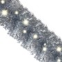 Guirnalda de Navidad con luces LED plateado 10 m en Decoración Festiva y Estacional | Comprar online en Foru.es