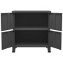 Baúl de almacenaje industrial acero antracita 75x40x80 cm de vidaXL, Baúles de almacenamiento - Ref: Foro24-339627, Precio: 1...