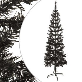 Árbol de Navidad delgado negro 150 cm en Decoración Festiva y Estacional | Comprar online en Foru.es