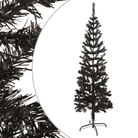Árbol de Navidad delgado negro 150 cm en Decoración Festiva y Estacional | Comprar online en Foru.es