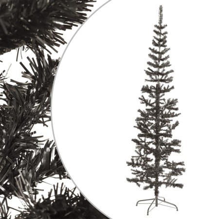 Árbol de Navidad delgado negro 180 cm en Decoración Festiva y Estacional | Comprar online en Foru.es