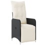 Set de Comedor de Jardín de 5 Piezas con Cojines Negros de , Sillas de jardín - Ref: Foro24-3379663, Precio: 616,87 €, Descue...