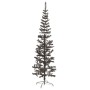 Árbol de Navidad delgado negro 210 cm en Decoración Festiva y Estacional | Comprar online en Foru.es