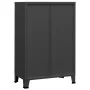 Baúl de almacenaje industrial metal antracita 75x40x115 cm de vidaXL, Baúles de almacenamiento - Ref: Foro24-339630, Precio: ...