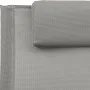 Tumbona con almohada acero y textilene gris de vidaXL, Tumbonas - Ref: Foro24-317584, Precio: 74,40 €, Descuento: %
