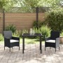 Set de Comedor de Jardín 3 Piezas Beige Ratán Sintético de , Sillas de jardín - Ref: Foro24-3379737, Precio: 227,92 €, Descue...
