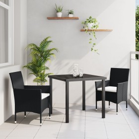 Conjunto de Jardín de 5 Piezas Beige Ratán Sintético de , Sillas de jardín - Ref: Foro24-3379739, Precio: 348,23 €, Descuento: %
