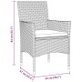 Conjunto de Comedor de Jardín de 7 Piezas Beige Ratán Polimérico de , Sillas de jardín - Ref: Foro24-3379742, Precio: 525,07 ...