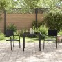 Conjunto de Comedor Jardín de 5 Piezas Black Poly Rattan de , Sillas de jardín - Ref: Foro24-3379908, Precio: 214,42 €, Descu...