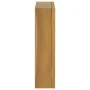 Mueble con espejo madera maciza de teca 60x10x40 cm de vidaXL, Taquillas y armarios de almacenamiento - Ref: Foro24-338242, P...
