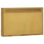 Mueble con espejo madera maciza de teca 60x10x40 cm de vidaXL, Taquillas y armarios de almacenamiento - Ref: Foro24-338242, P...