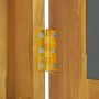 Mueble con espejo madera maciza de teca 60x10x40 cm de vidaXL, Taquillas y armarios de almacenamiento - Ref: Foro24-338242, P...